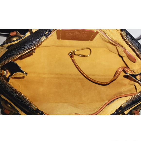 Coach 1941 Black Leather Outlaw Crossbody Satchel Bag - Picture 6 of 8